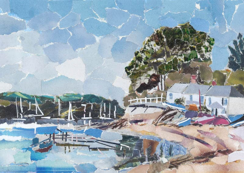 Helford Passage Falmouth, Cornwall Art Print Card