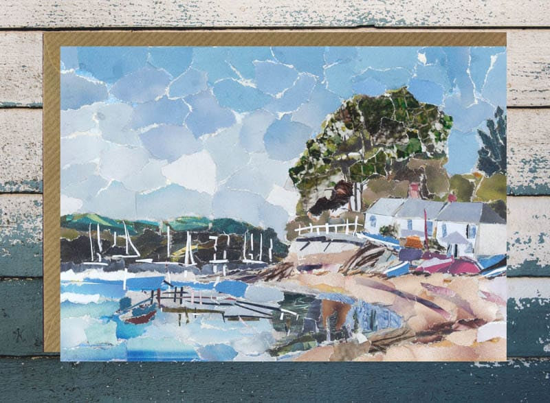 Helford Passage Falmouth, Cornwall Art Print Card