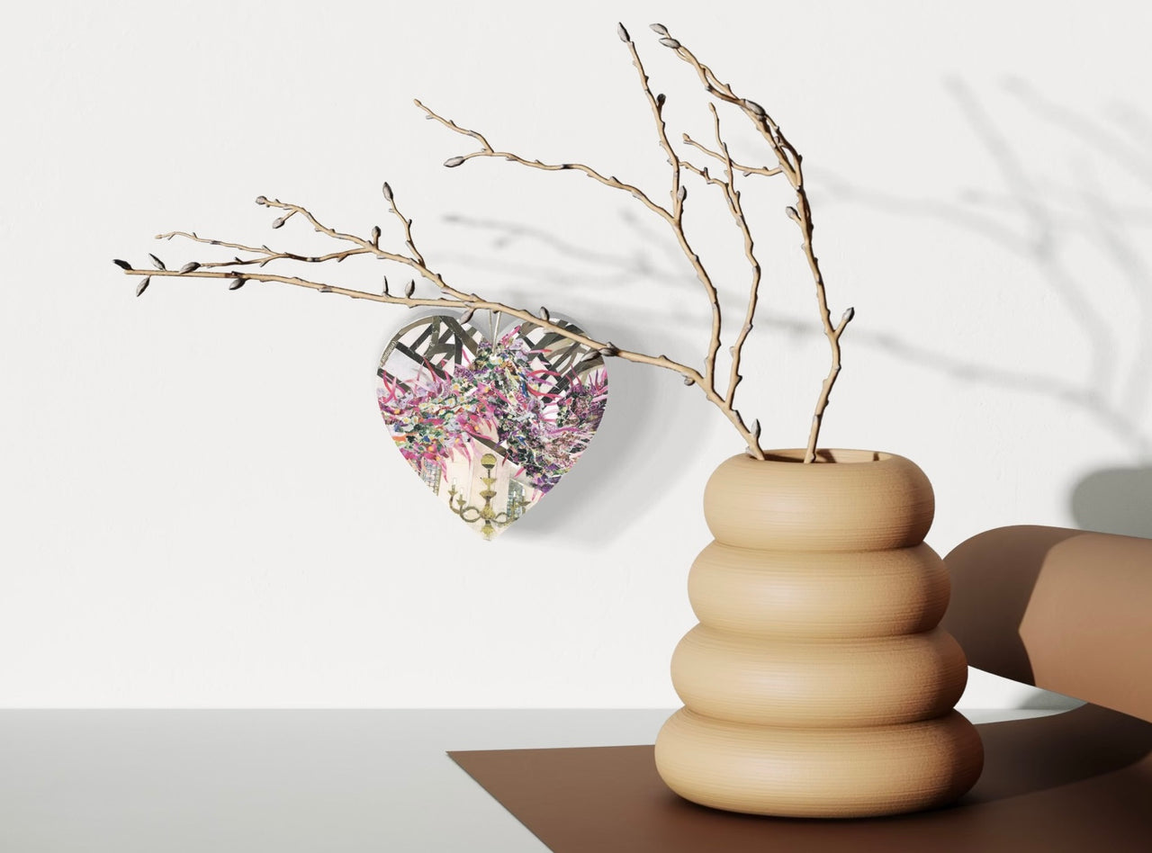 Cotehele Garland, National Trust, Hanging Heart Decoration