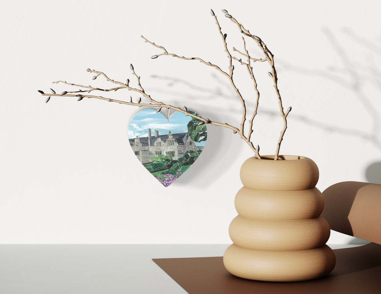 Trerice, National Trust, Hanging Heart Decoration