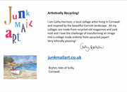 Back of Bryher boat card