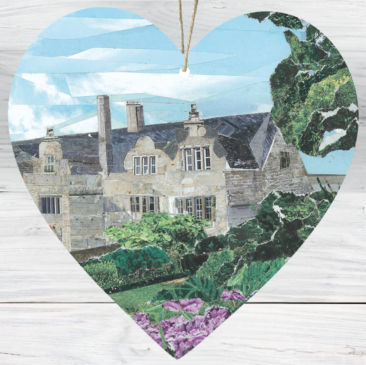 Trerice, National Trust, Hanging Heart Decoration