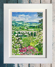 Cotehele blossom framed print