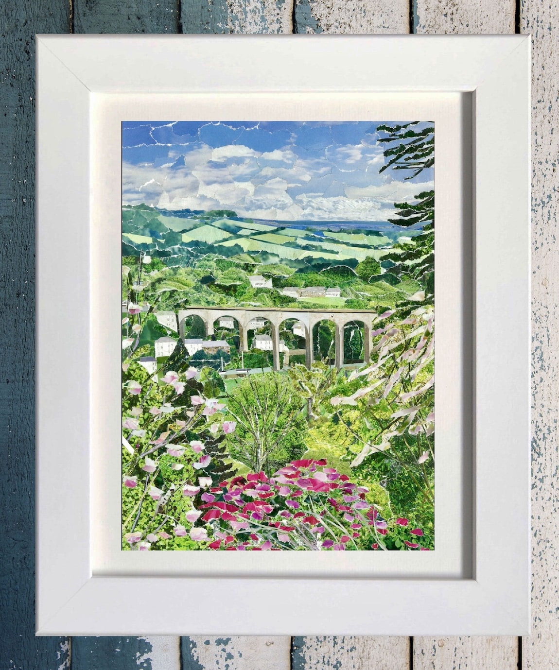 Cotehele blossom framed print
