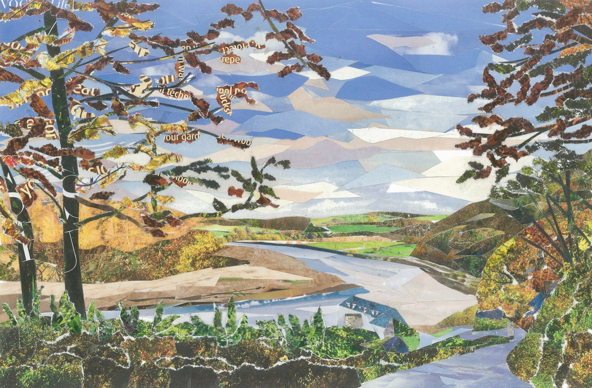 Autumn on the Cornish Coast: How October Inspires My Collage Palette