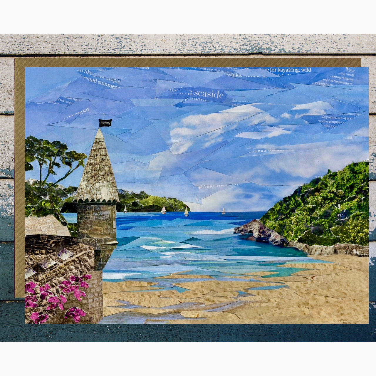Readymoney Cove, Fowey Card, Cornwall.