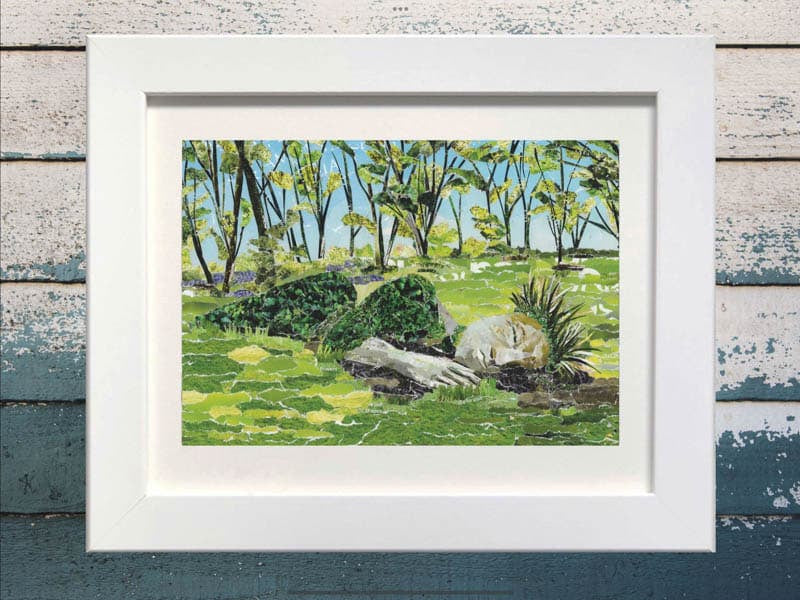 Mud Maid, Gardens of Heligan, Cornwall Art Print.