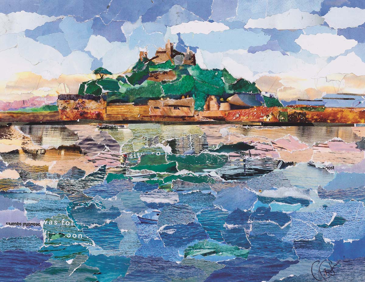 Sunset St Michael’s Mount Cornwall Card