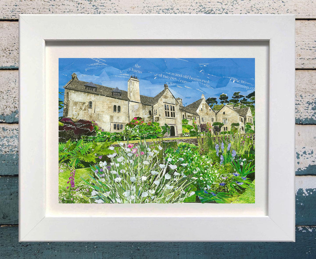 Cotehele Summer, Cornwall, Collage Art Print