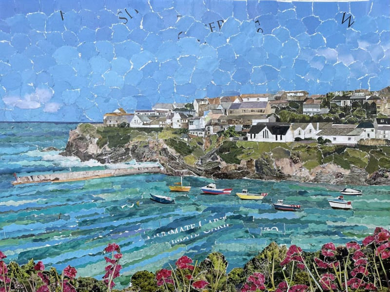 Cornish Harbour Port Isaac Cornwall Card