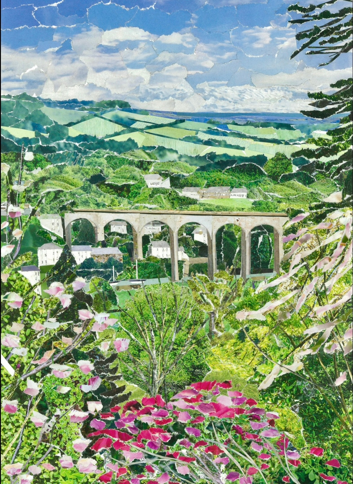 Cotehele View, Tamar Valley, Cornwall Art Gallery Print