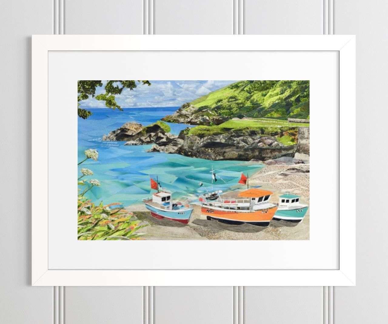 Cadgwith Cove Cornwall Art Print