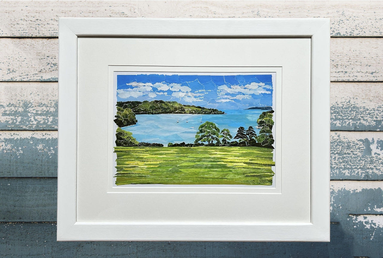 Trelissick Original Paper Collage