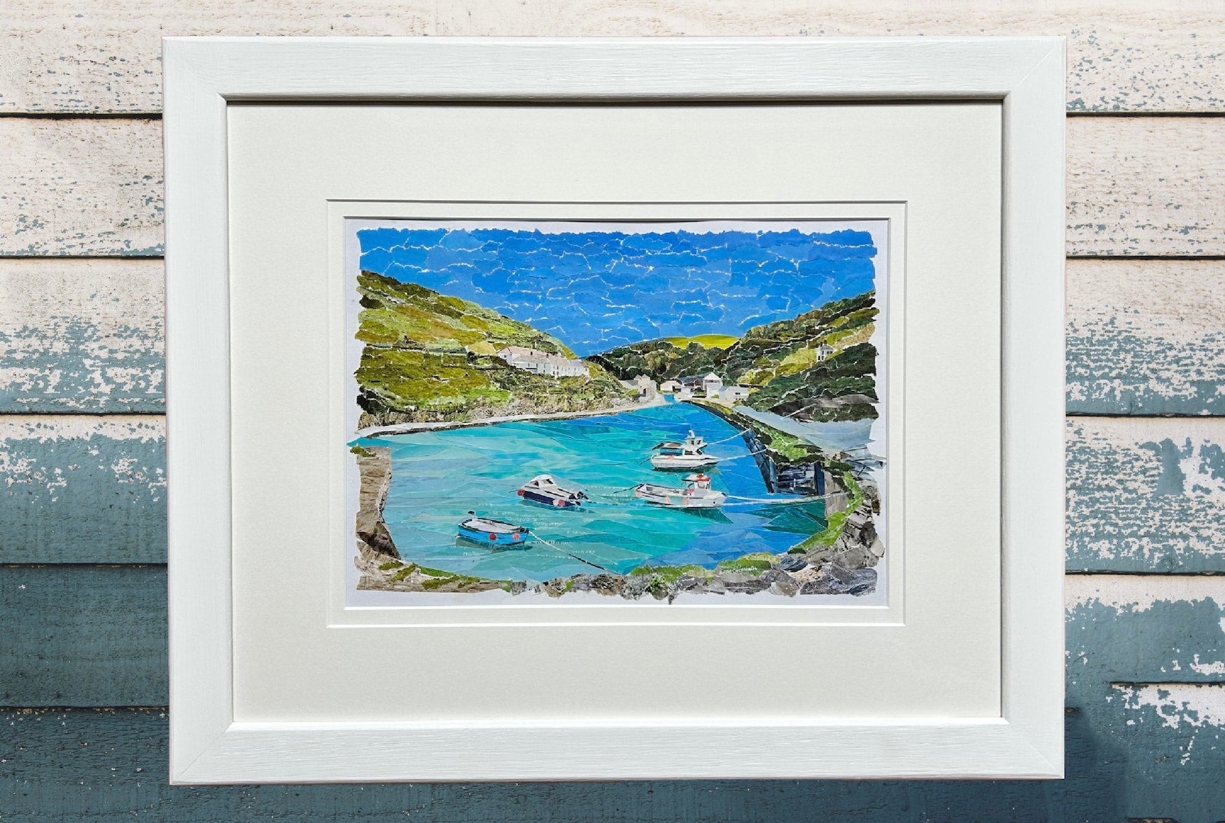 Boscastle Original Paper Collage Art