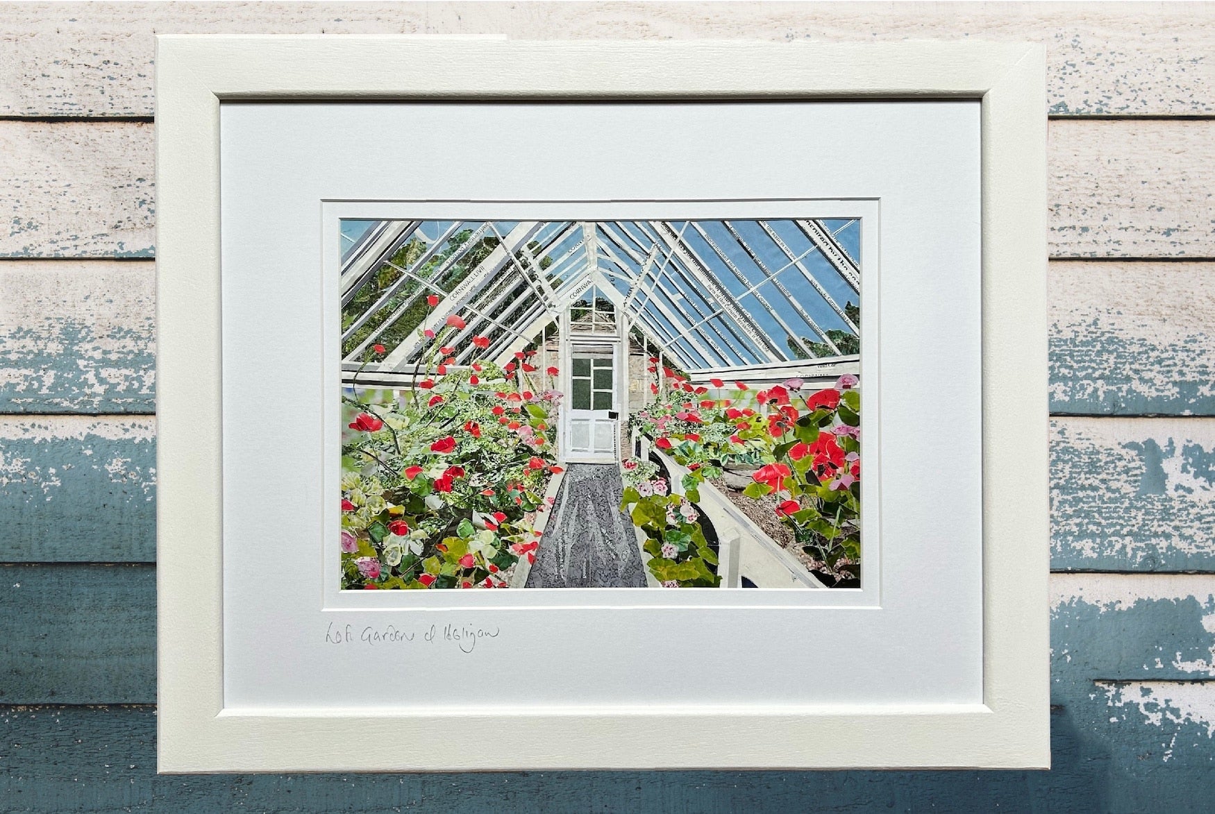 Pelargonium Greenhouse, Lost Gardens of Heligan Collage