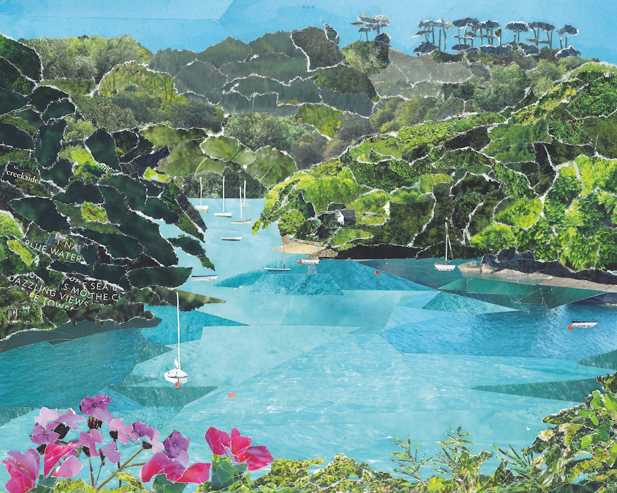 Port Navas Creek, Cornwall Art Gallery Print