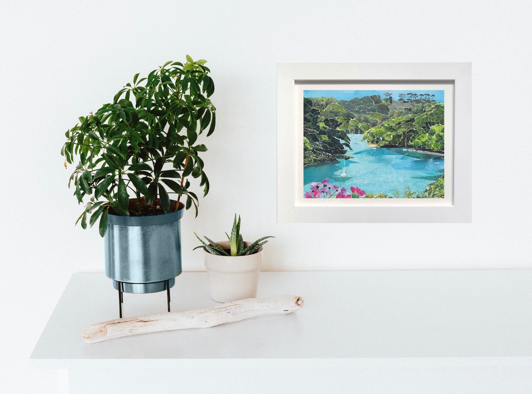 Port Navas Creek Art Print room setting