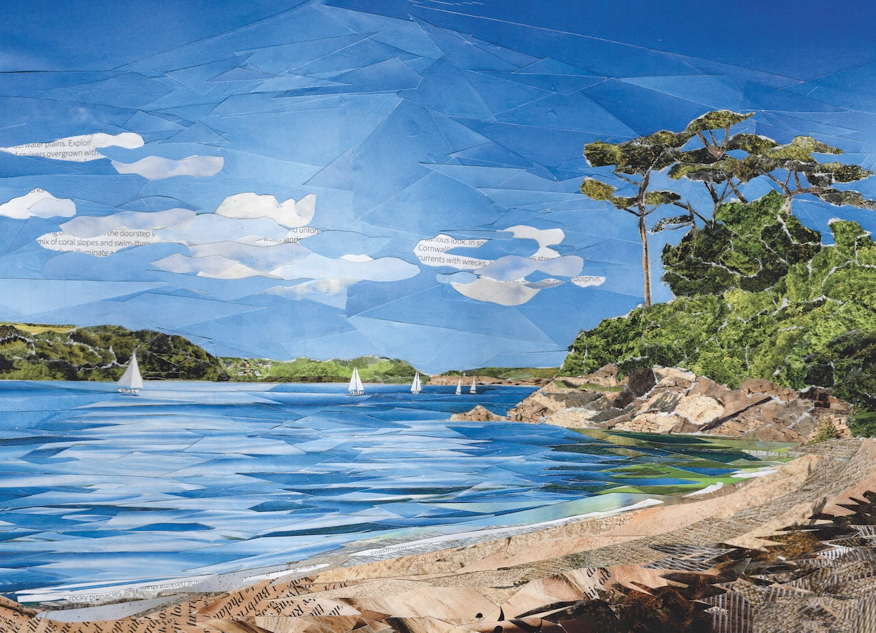 Porth Sawsen (Porth Saxon) Beach, Helford River | Greeting Card