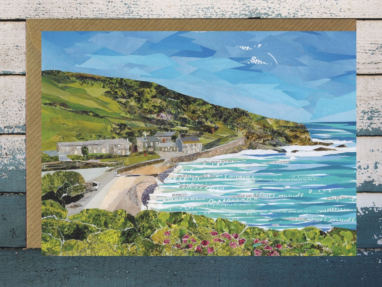 Portholland collage card