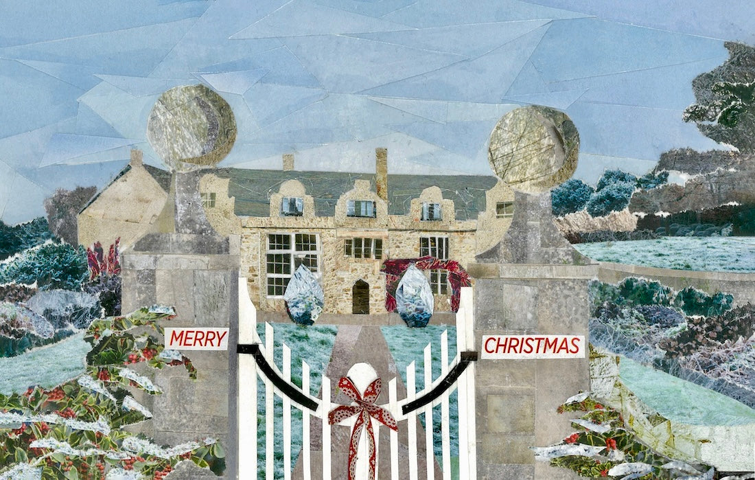 Trerice Manor Christmas Card, Newquay Cornwall